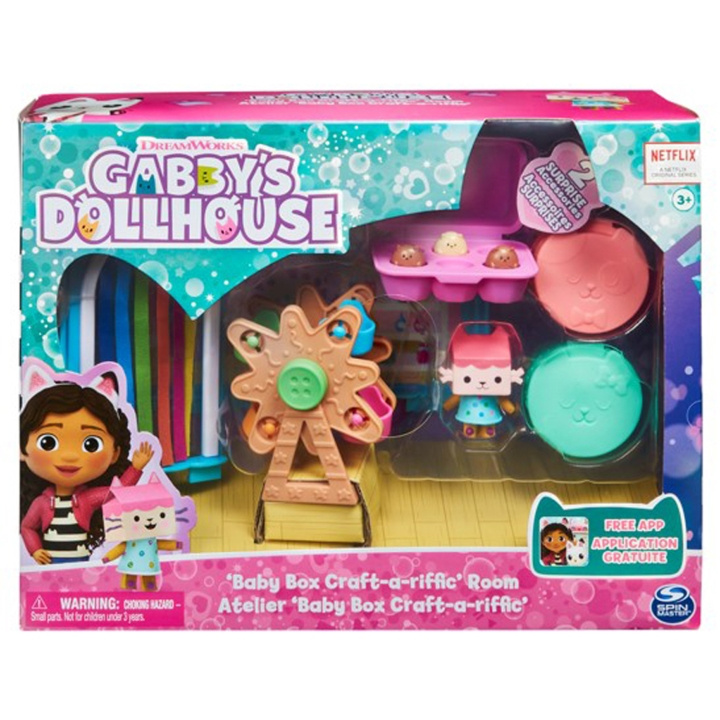 Gabbys Dollhouse Deluxe Room - Craft Room i gruppen LEGETØJ, BØRN & BABY / Legetøj / Docks og tilbehør hos TP E-commerce Nordic AB (C25339)