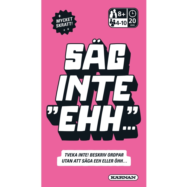 Kärnan Spel Säg inte hmm i gruppen LEGETØJ, BØRN & BABY / Spil / Brætspil hos TP E-commerce Nordic AB (C25359)