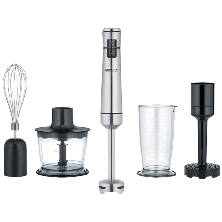 Severin Stavmixerpaket Uppladdningsbart Premium set SM3775 i gruppen HJEM, HUS & HAVE / Husholdningsapparater / Foodprocessor og køkkenassistenter / Stavblender hos TP E-commerce Nordic AB (C25368)