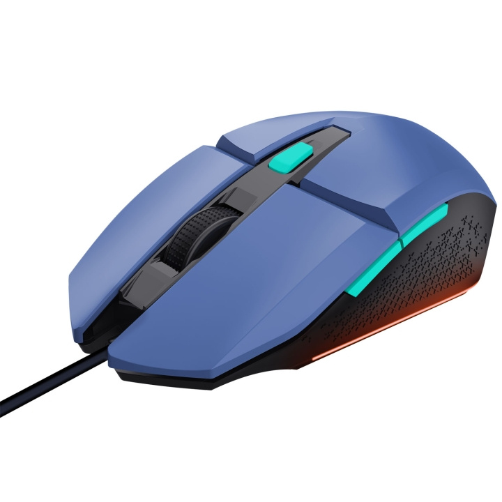 Trust GXT 109B Felox Illuminated Gaming mouse Blå i gruppen COMPUTERTILBEHØR / Mus og tastatur / Mus / Gaming hos TP E-commerce Nordic AB (C25451)