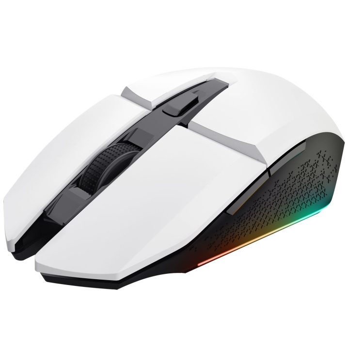 Trust GXT 110W Felox Illuminated Wireless Gaming mouse Vit i gruppen COMPUTERTILBEHØR / Mus og tastatur / Mus / Gaming hos TP E-commerce Nordic AB (C25454)