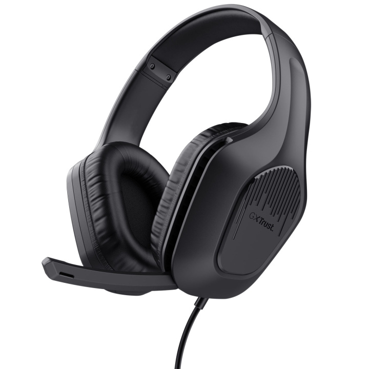 Trust GXT 415 Zirox Gaming Headset Svart i gruppen COMPUTERTILBEHØR / GAMING / Headset hos TP E-commerce Nordic AB (C25455)