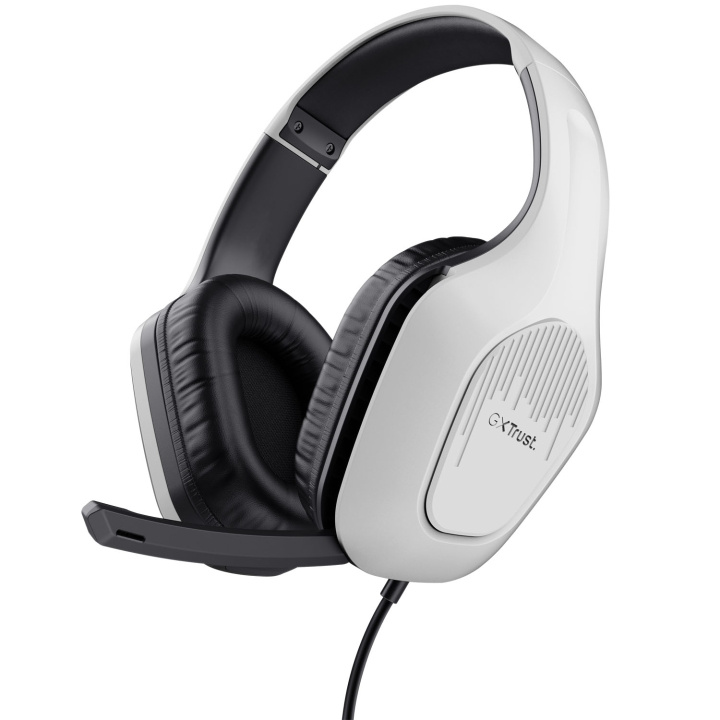 Trust GXT 415W Zirox Gaming Headset Vit i gruppen COMPUTERTILBEHØR / GAMING / Headset hos TP E-commerce Nordic AB (C25456)