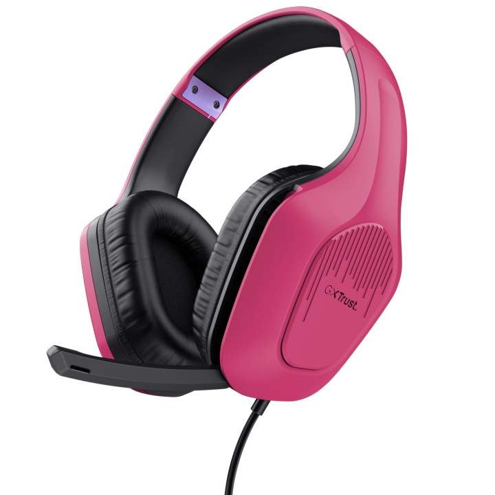 Trust GXT 415P Zirox Gaming Headset Rosa i gruppen COMPUTERTILBEHØR / GAMING / Headset hos TP E-commerce Nordic AB (C25458)