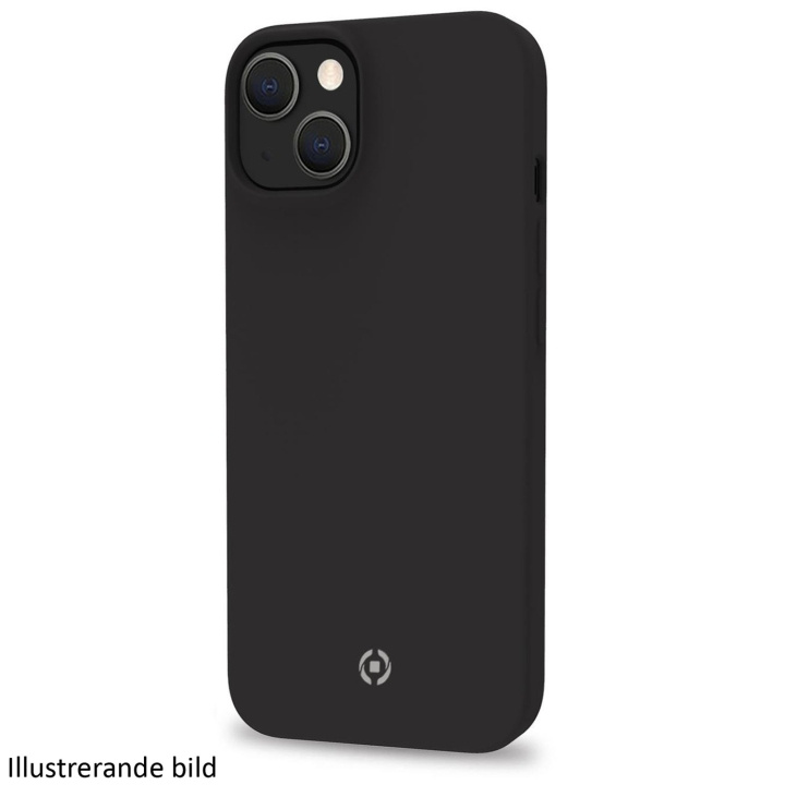 Celly Cromo Soft rubber case iPhone 15 Svart i gruppen SMARTPHONES & TABLETS / Mobil Beskyttelse / Apple / iPhone 15 hos TP E-commerce Nordic AB (C25583)