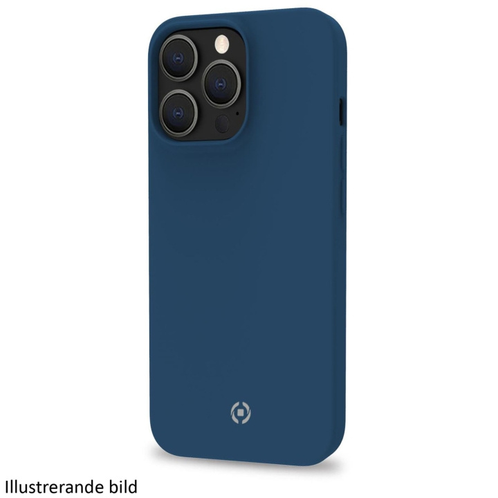 Celly Cromo Soft rubber case iPhone 15 Pro Blå i gruppen SMARTPHONES & TABLETS / Mobil Beskyttelse / Apple / iPhone 15 hos TP E-commerce Nordic AB (C25588)