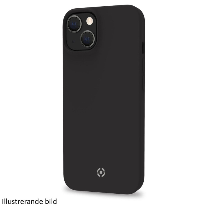 Celly Cromo Soft rubber case iPhone 15 Plus Svart i gruppen SMARTPHONES & TABLETS / Mobil Beskyttelse / Apple / iPhone 15 hos TP E-commerce Nordic AB (C25589)