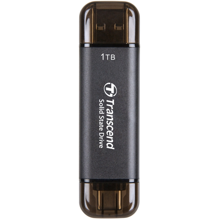 Transcend Portabel SSD ESD310C USB-C 1TB (R1050/W950) Svart i gruppen COMPUTERTILBEHØR / Computerkomponenter / Harddiske / SSD hos TP E-commerce Nordic AB (C25658)