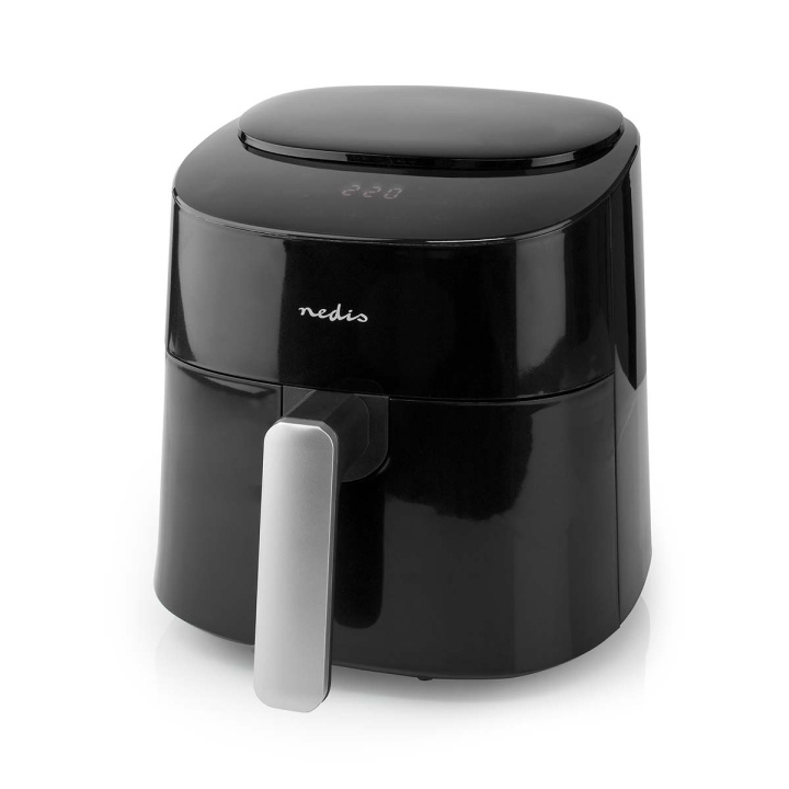 Nedis Hot Air Fryer | 4,2 l | Timer: 240 min | Antal forudindstillede programmer: 8 | Digital | Sort i gruppen HJEM, HUS & HAVE / Husholdningsapparater / Airfryers & Friture hos TP E-commerce Nordic AB (C25699)