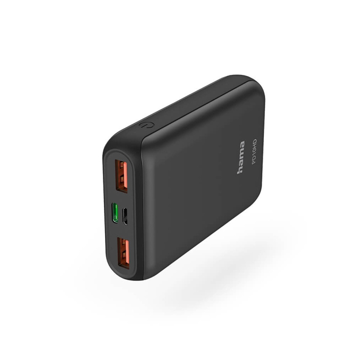 Hama Powerbank PD 10000mAh Antracit i gruppen SMARTPHONES & TABLETS / Opladere og kabler / Powerbanks hos TP E-commerce Nordic AB (C25741)