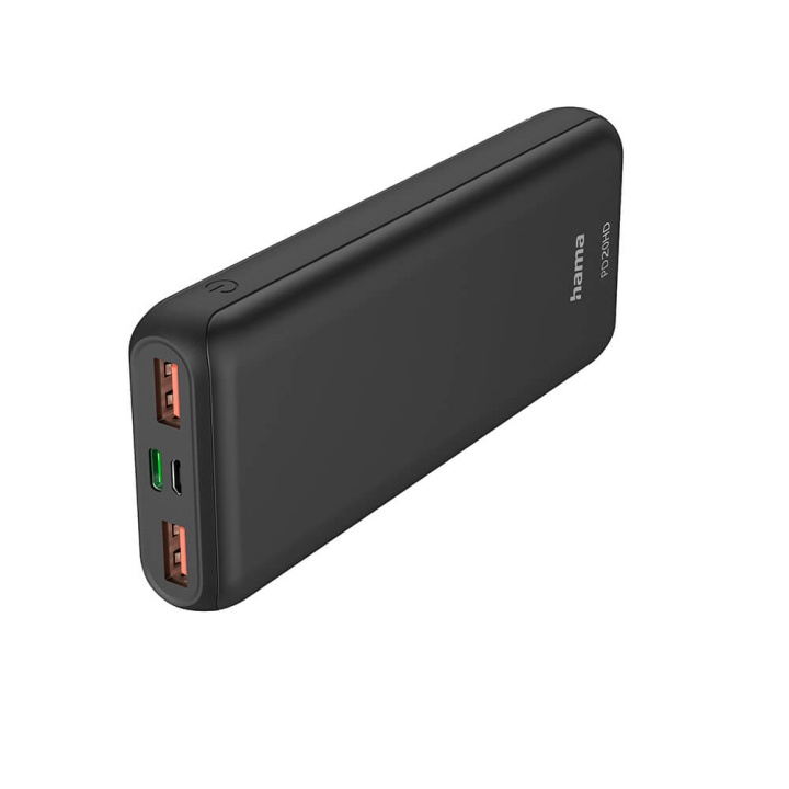 Hama Powerbank PD 20000mAh Antracit i gruppen SMARTPHONES & TABLETS / Opladere og kabler / Powerbanks hos TP E-commerce Nordic AB (C25742)