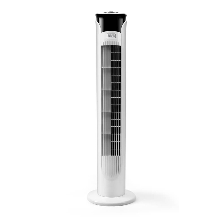 BLACK+DECKER Tower Fan White 81cm i gruppen HJEM, HUS & HAVE / Ventilator & Klima apparater / Tårn ventilator hos TP E-commerce Nordic AB (C25768)