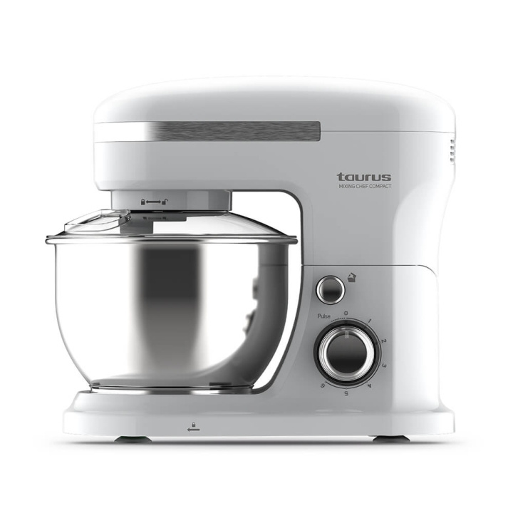 Taurus Køkkenmaskine 1000W 4L Mixing Chef Compact i gruppen HJEM, HUS & HAVE / Husholdningsapparater / Foodprocessor og køkkenassistenter / Køkkenassistenter og tilbehør hos TP E-commerce Nordic AB (C25772)