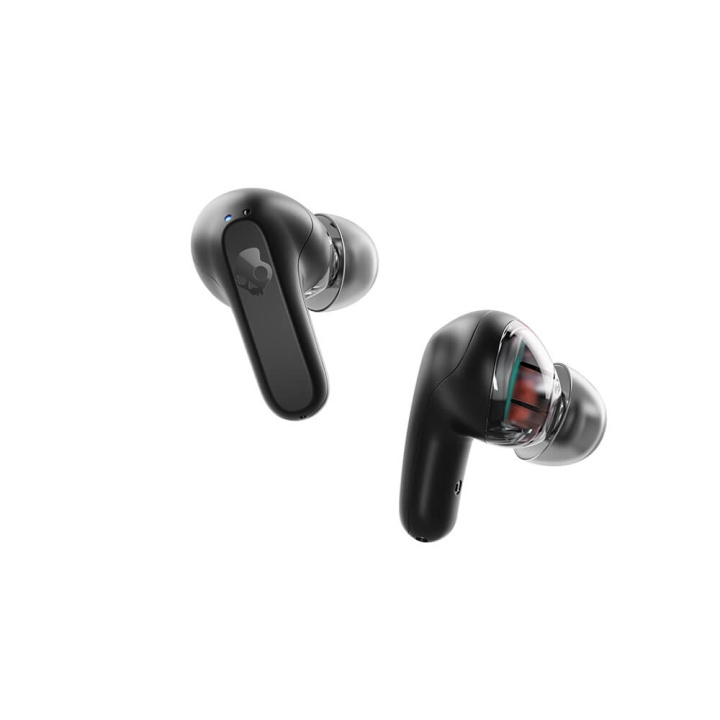 Skullcandy Høretelefoner RAIL True Wireless In-Ear Sort i gruppen HJEMMEELEKTRONIK / Lyd & billede / Hovedtelefoner & Tilbehør / Hovedtelefoner hos TP E-commerce Nordic AB (C25835)