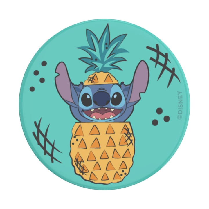 PopSockets PopGrip Licensed Stitch Pineapple i gruppen SMARTPHONES & TABLETS / Øvrigt tilbehør / Popsockets hos TP E-commerce Nordic AB (C25839)