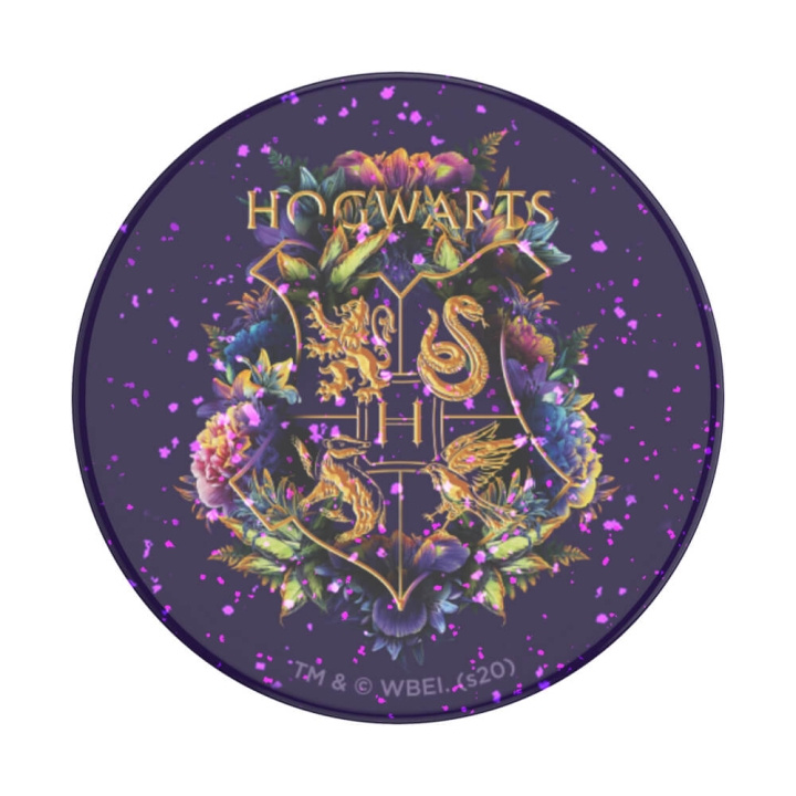 PopSockets PopGrip Glitter Hogwarts Floral i gruppen SMARTPHONES & TABLETS / Øvrigt tilbehør / Popsockets hos TP E-commerce Nordic AB (C25845)