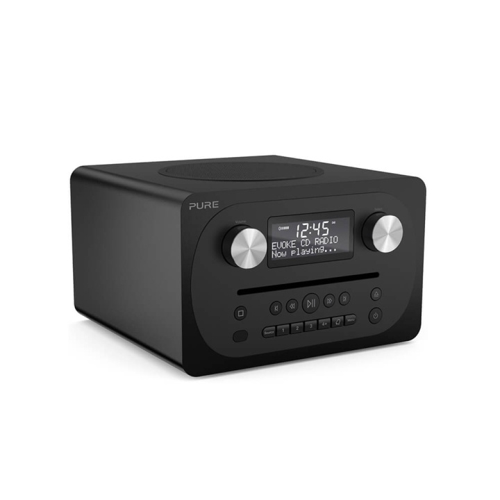 PURE FM/DAB/DAB+ Evoke C-D4 BT Sort i gruppen HJEMMEELEKTRONIK / Lyd & billede / Hjemmebiograf, HiFi & Bærbar / Radio og vækkeure / Radio hos TP E-commerce Nordic AB (C25873)