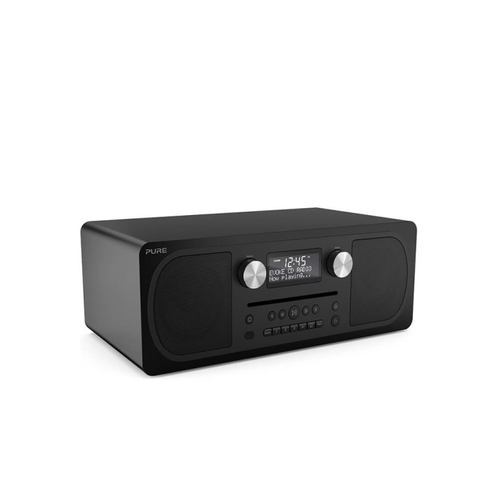 Pure FM/DAB/DAB+ Evoke C-D6 BT Svart i gruppen HJEMMEELEKTRONIK / Lyd & billede / Hjemmebiograf, HiFi & Bærbar / Radio og vækkeure / Radio hos TP E-commerce Nordic AB (C25874)