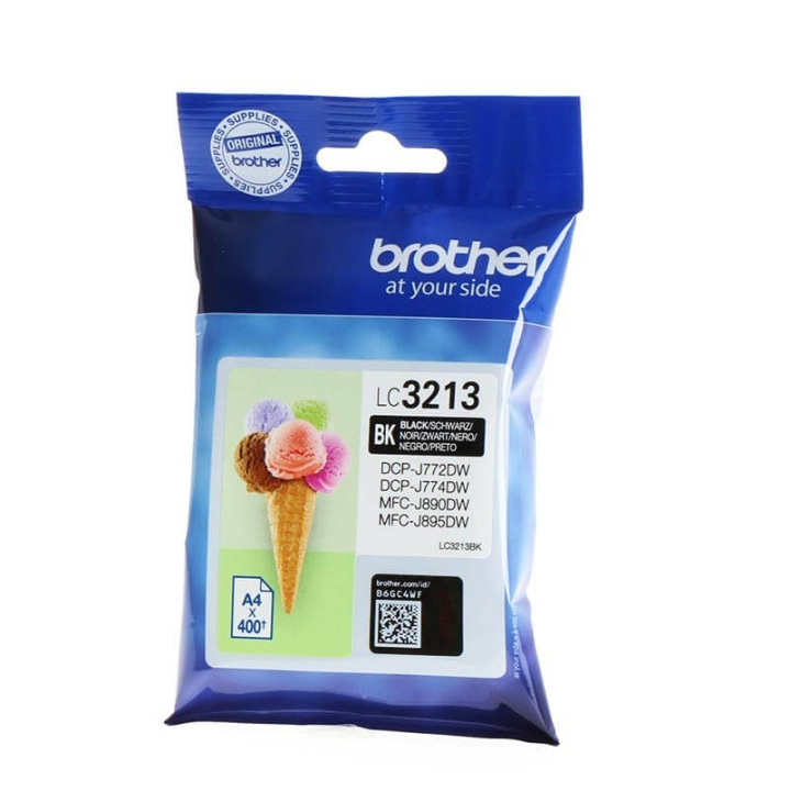 Brother Blæk LC3213BK Sort i gruppen COMPUTERTILBEHØR / Printere og tilbehør / Blæk og toner / Toner / Brother hos TP E-commerce Nordic AB (C26090)