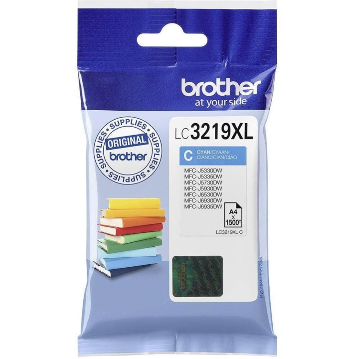 Brother Blæk LC3219XLC Høj Kapacitet Cyan i gruppen COMPUTERTILBEHØR / Printere og tilbehør / Blæk og toner / Toner / Brother hos TP E-commerce Nordic AB (C26101)