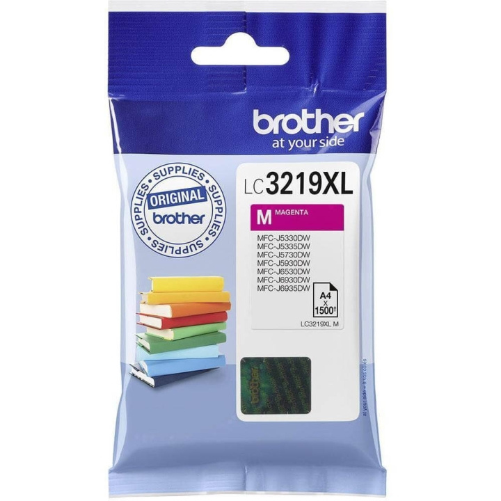 Brother Blæk LC3219XLM Høj Kapacitet Magenta i gruppen COMPUTERTILBEHØR / Printere og tilbehør / Blæk og toner / Toner / Brother hos TP E-commerce Nordic AB (C26102)