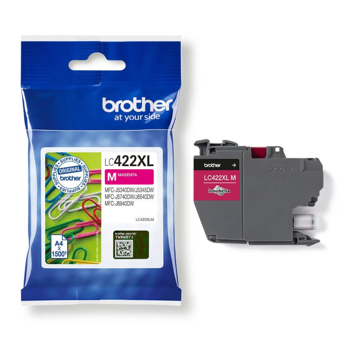 Brother Blæk LC422XLM LC-422 Magenta i gruppen COMPUTERTILBEHØR / Printere og tilbehør / Blæk og toner / Toner / Brother hos TP E-commerce Nordic AB (C26171)