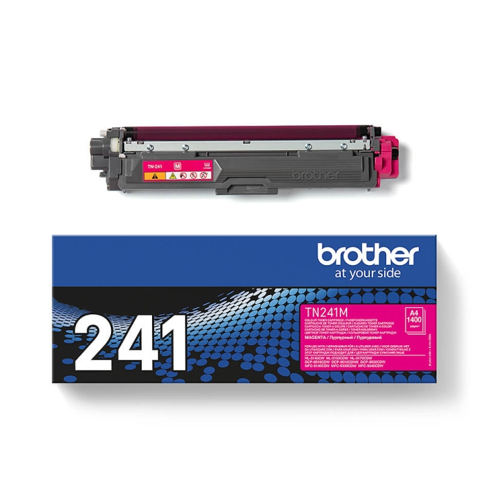 Brother Toner TN241 Magenta i gruppen COMPUTERTILBEHØR / Printere og tilbehør / Blæk og toner / Toner / Brother hos TP E-commerce Nordic AB (C26194)