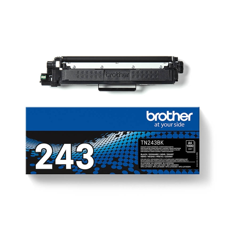 Brother Toner TN243BK TN-243 Sort i gruppen COMPUTERTILBEHØR / Printere og tilbehør / Blæk og toner / Toner / Brother hos TP E-commerce Nordic AB (C26201)