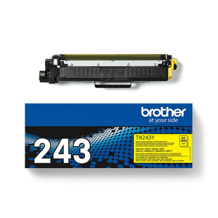 Brother Toner TN243Y TN-243 Gul i gruppen COMPUTERTILBEHØR / Printere og tilbehør / Blæk og toner / Toner / Brother hos TP E-commerce Nordic AB (C26205)