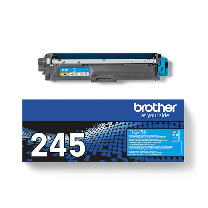 Brother Toner TN245 Cyan i gruppen COMPUTERTILBEHØR / Printere og tilbehør / Blæk og toner / Toner / Brother hos TP E-commerce Nordic AB (C26206)