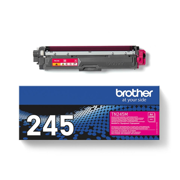 Brother Toner TN245 Magenta i gruppen COMPUTERTILBEHØR / Printere og tilbehør / Blæk og toner / Toner / Brother hos TP E-commerce Nordic AB (C26207)