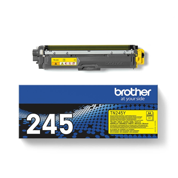 Brother Toner TN245 Gul i gruppen COMPUTERTILBEHØR / Printere og tilbehør / Blæk og toner / Toner / Brother hos TP E-commerce Nordic AB (C26208)