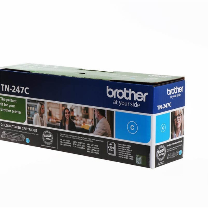 Brother Toner TN247C TN-247 Cyan i gruppen COMPUTERTILBEHØR / Printere og tilbehør / Blæk og toner / Trommer / Brother hos TP E-commerce Nordic AB (C26213)