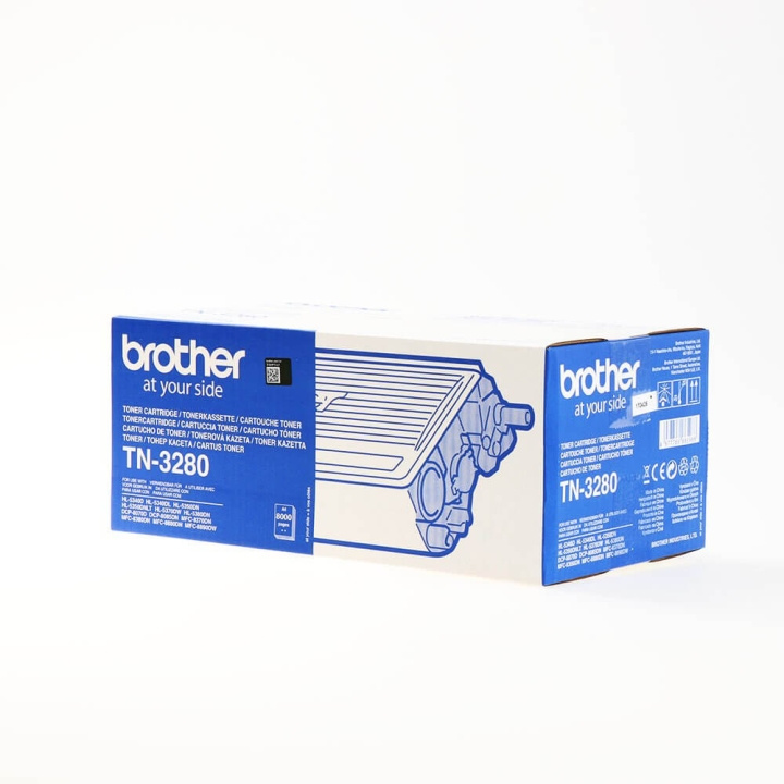 Brother Toner TN3280 TN-3280 Sort i gruppen COMPUTERTILBEHØR / Printere og tilbehør / Blæk og toner / Toner / Brother hos TP E-commerce Nordic AB (C26236)