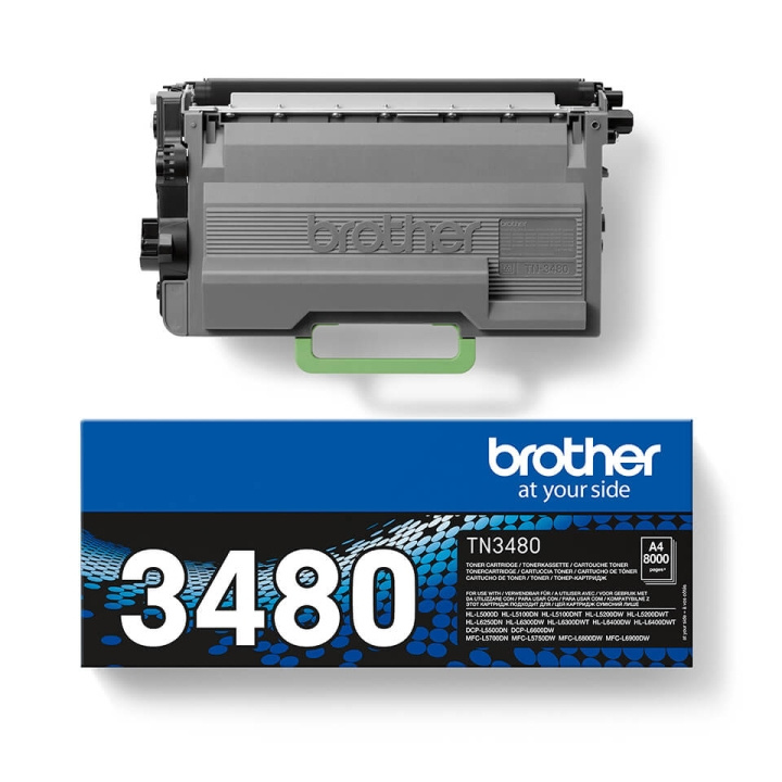 Brother Toner TN3480 Sort i gruppen COMPUTERTILBEHØR / Printere og tilbehør / Blæk og toner / Toner / Brother hos TP E-commerce Nordic AB (C26249)