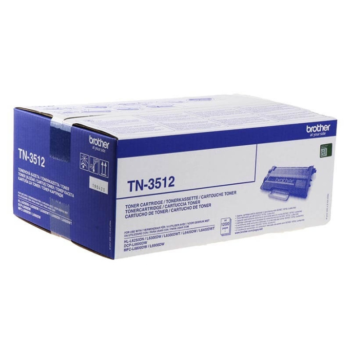 Brother Toner TN3512 TN-3512 Sort i gruppen COMPUTERTILBEHØR / Printere og tilbehør / Blæk og toner / Toner / Brother hos TP E-commerce Nordic AB (C26250)