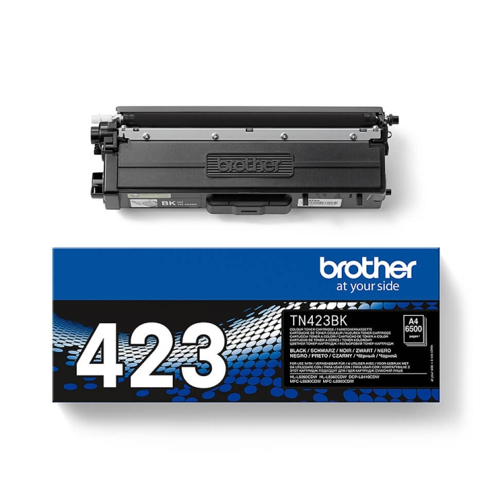 Brother Toner TN423BK Sort i gruppen COMPUTERTILBEHØR / Printere og tilbehør / Blæk og toner / Toner / Brother hos TP E-commerce Nordic AB (C26256)