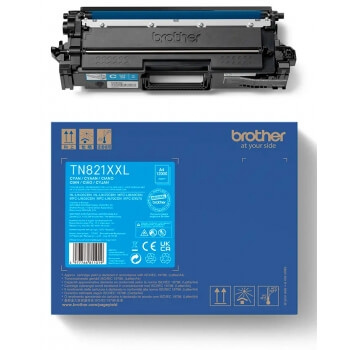 Brother Toner TN821XXLC TN-821XXL Cyan i gruppen COMPUTERTILBEHØR / Printere og tilbehør / Blæk og toner / Blækpatroner / Brother hos TP E-commerce Nordic AB (C26286)