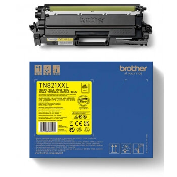 Brother Toner TN821XXLY TN-821XXL Gul i gruppen COMPUTERTILBEHØR / Printere og tilbehør / Blæk og toner / Blækpatroner / Brother hos TP E-commerce Nordic AB (C26288)