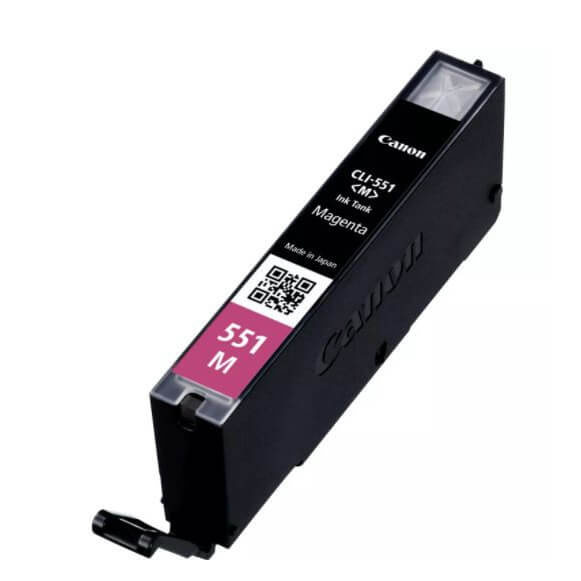 Canon Blæk 6510B001 CLI-551 Magenta i gruppen COMPUTERTILBEHØR / Printere og tilbehør / Blæk og toner / Toner / Canon hos TP E-commerce Nordic AB (C26317)