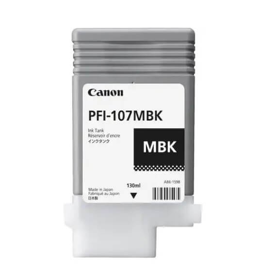 Canon Blæk 6704B001 PFI-107 Matsort i gruppen COMPUTERTILBEHØR / Printere og tilbehør / Blæk og toner / Toner / Canon hos TP E-commerce Nordic AB (C26320)