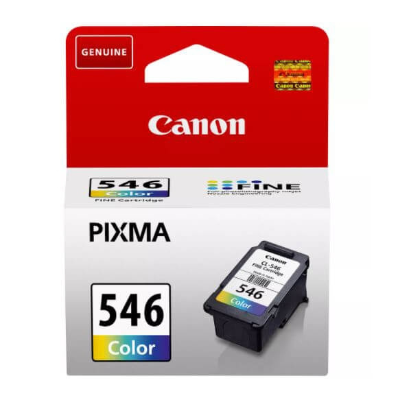 Canon Blæk 8289B001 CL-546 Cyan Magenta Gul i gruppen COMPUTERTILBEHØR / Printere og tilbehør / Blæk og toner / Toner / Canon hos TP E-commerce Nordic AB (C26331)