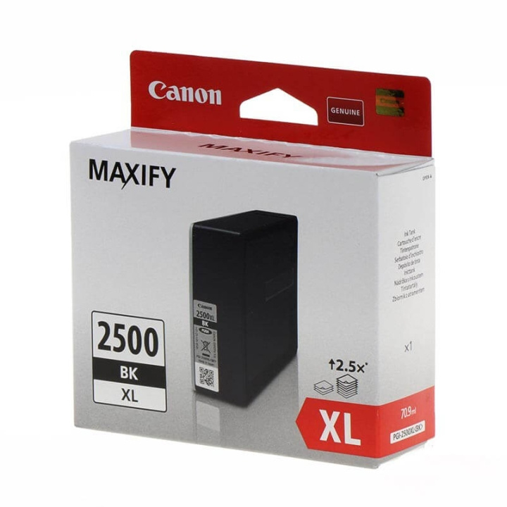 Canon Blæk 9254B001 PGI-2500XL Sort i gruppen COMPUTERTILBEHØR / Printere og tilbehør / Blæk og toner / Toner / Canon hos TP E-commerce Nordic AB (C26344)