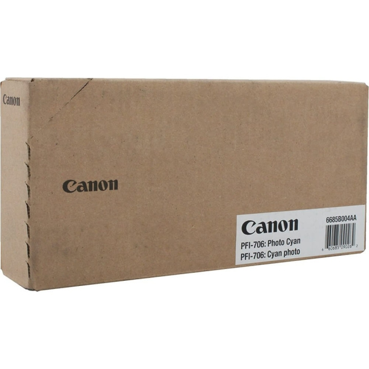 Canon Blæk 6685B001 PFI-706 Foto Cyan i gruppen COMPUTERTILBEHØR / Printere og tilbehør / Blæk og toner / Toner / Canon hos TP E-commerce Nordic AB (C26365)