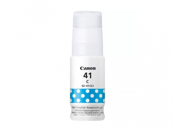 Canon Blæk 4543C001 GI-41 Cyan i gruppen COMPUTERTILBEHØR / Printere og tilbehør / Blæk og toner / Toner / Canon hos TP E-commerce Nordic AB (C26374)