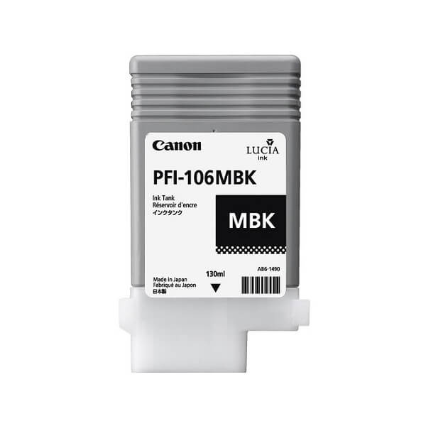 Canon Blæk 6620B001 PFI-106 Mat Sort i gruppen COMPUTERTILBEHØR / Printere og tilbehør / Blæk og toner / Toner / Canon hos TP E-commerce Nordic AB (C26382)