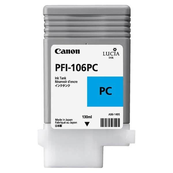 Canon Blæk 6625B001 PFI-106 Foto Cyan i gruppen COMPUTERTILBEHØR / Printere og tilbehør / Blæk og toner / Toner / Canon hos TP E-commerce Nordic AB (C26383)