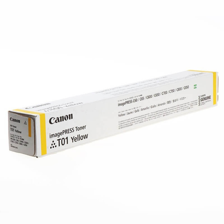 Canon Toner 8069B001 T01 Gul i gruppen COMPUTERTILBEHØR / Printere og tilbehør / Blæk og toner / Toner / Canon hos TP E-commerce Nordic AB (C26430)