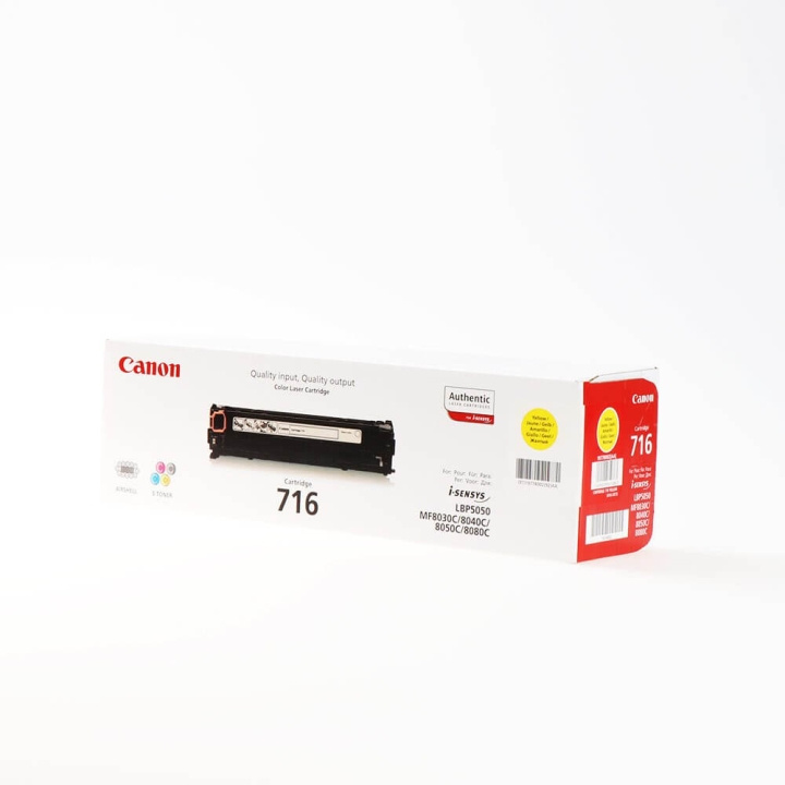 Canon Toner 1977B002 716 Gul i gruppen COMPUTERTILBEHØR / Printere og tilbehør / Blæk og toner / Toner / Canon hos TP E-commerce Nordic AB (C26491)