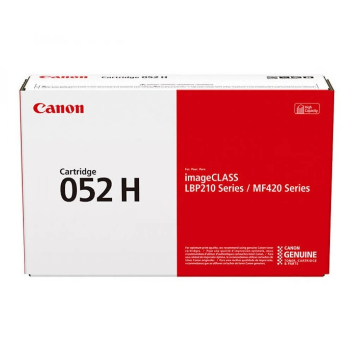 Canon Toner 2200C002 052H Sort i gruppen COMPUTERTILBEHØR / Printere og tilbehør / Blæk og toner / Toner / Canon hos TP E-commerce Nordic AB (C26499)